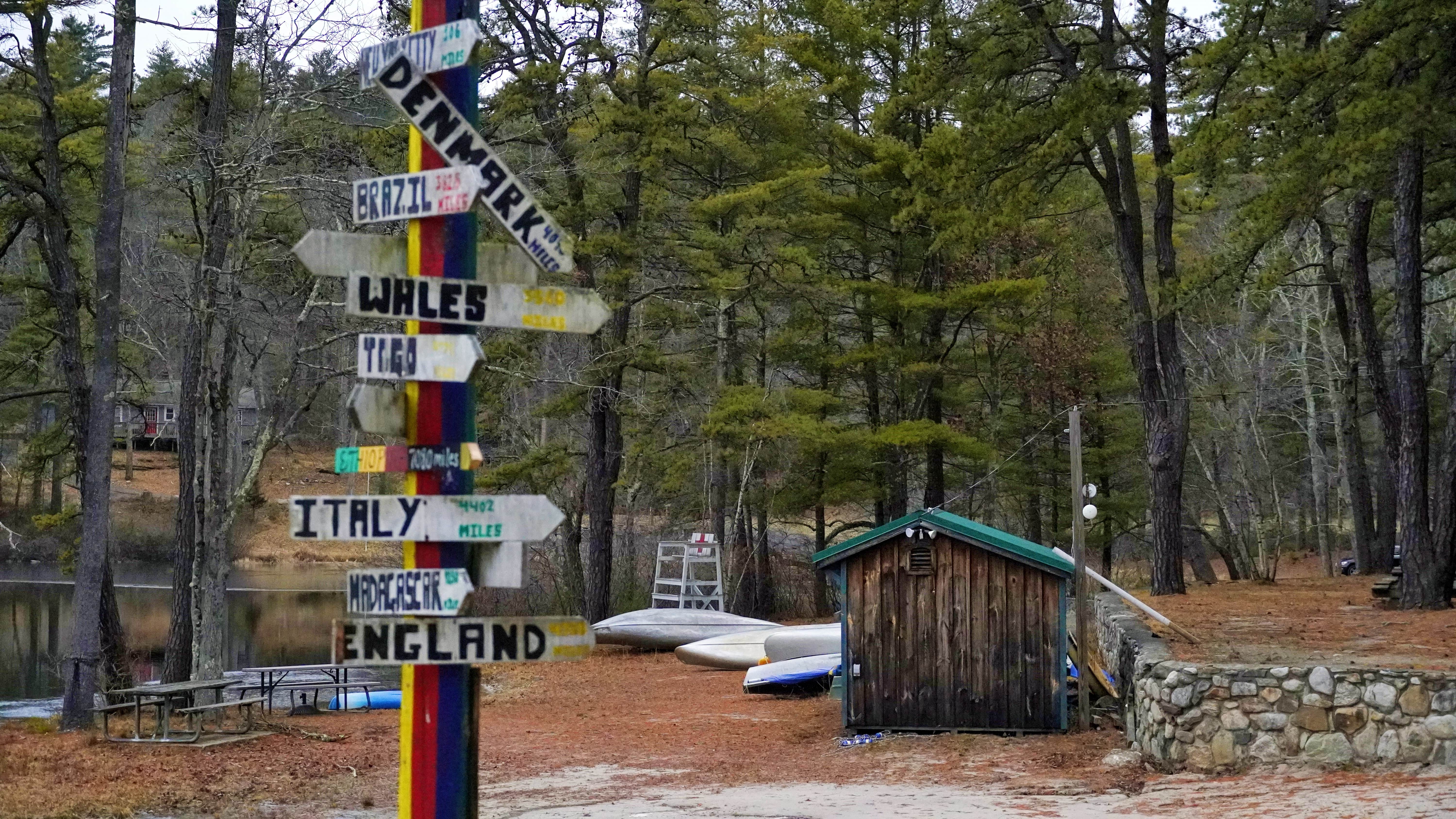 Campers outdoors at Camp Inno